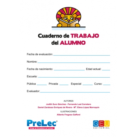 PreLec: Hojas de registro para el profesor y hojas de trabajo del alumno