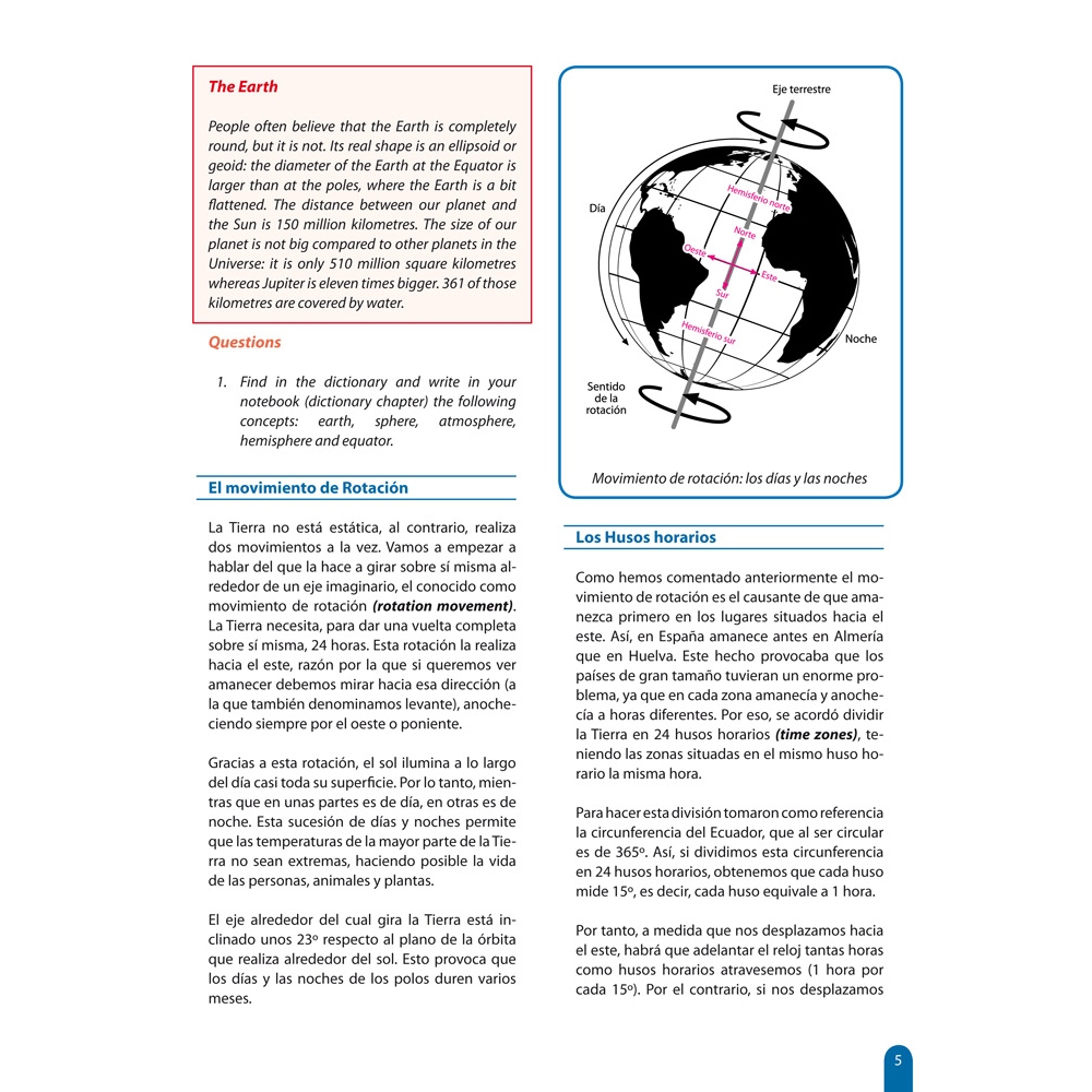 Ciencias sociales 1. Bilingüe (español-inglés) · Educación Secundaria