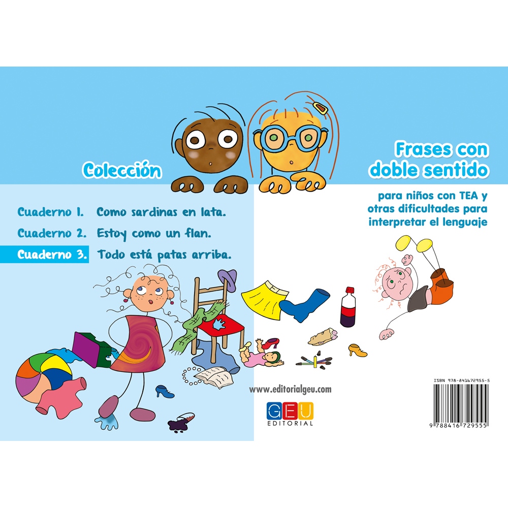 Frases con doble sentido. Cuaderno 3: Todo está patas arriba