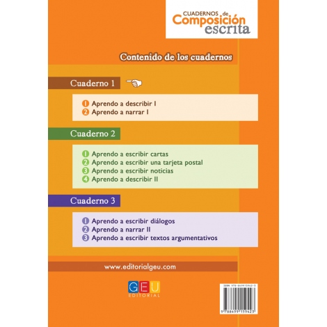 Cuaderno de composición escrita 1
