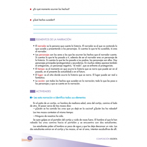 Cuaderno de composición escrita 3 Cuaderno de composición escrita 3