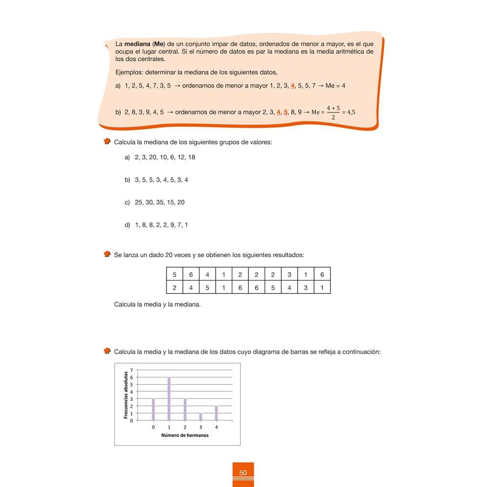 Cuaderno de aprendizaje y refuerzo 2.4: Gráficas y tablas