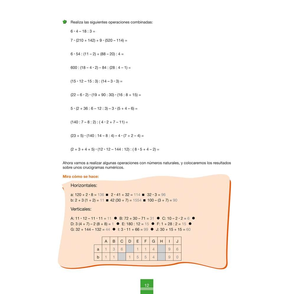 Cuaderno de aprendizaje y refuerzo 1.1: Números