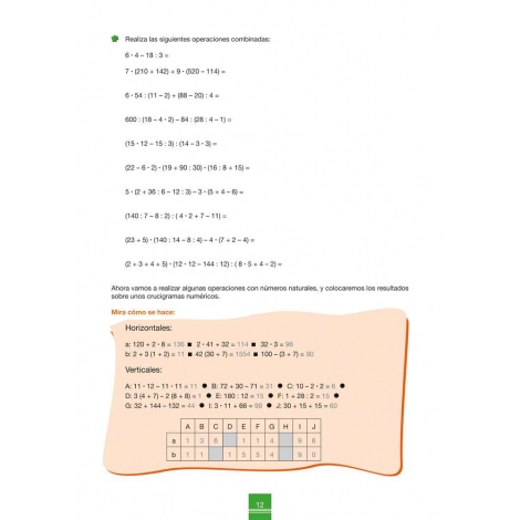 Cuaderno de aprendizaje y refuerzo 1.1: Números