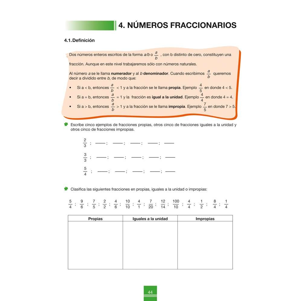 Cuaderno de aprendizaje y refuerzo 1.1: Números