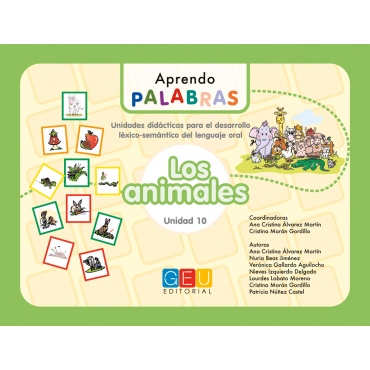 Aprendo palabras. Unidad 10: Los animales 2
