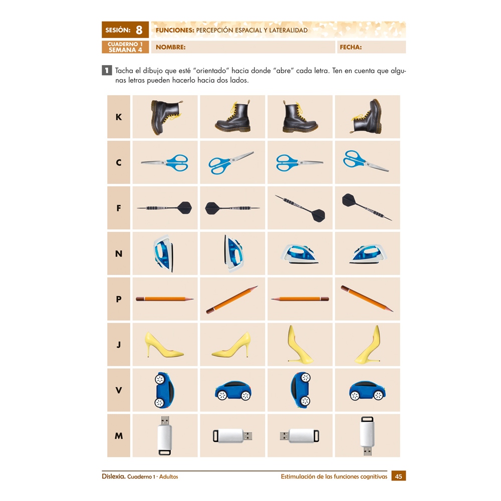 Dislexia. Cuaderno 1 · Adultos