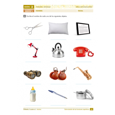 Dislexia. Cuaderno 2 · Adultos