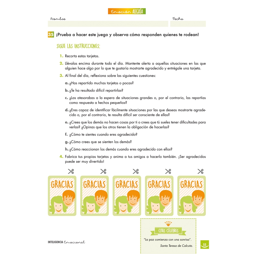 Inteligencia emocional: Alegría Inteligencia emocional: Alegría
