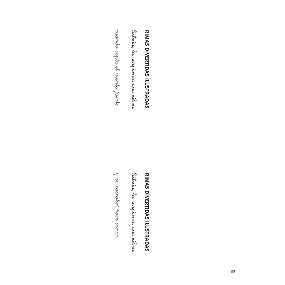 Rimas divertidas ilustradas