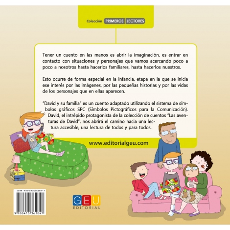 David y su familia · Cuento con pictogramas
