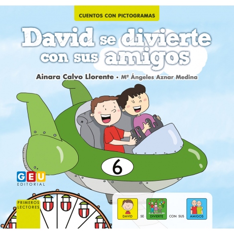 David se divierte con sus amigos · Cuento con pictogramas