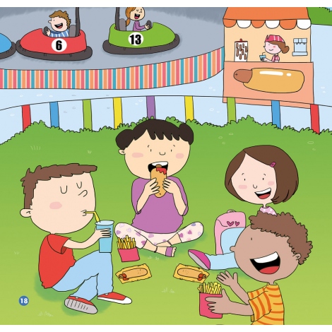 David se divierte con sus amigos · Cuento con pictogramas