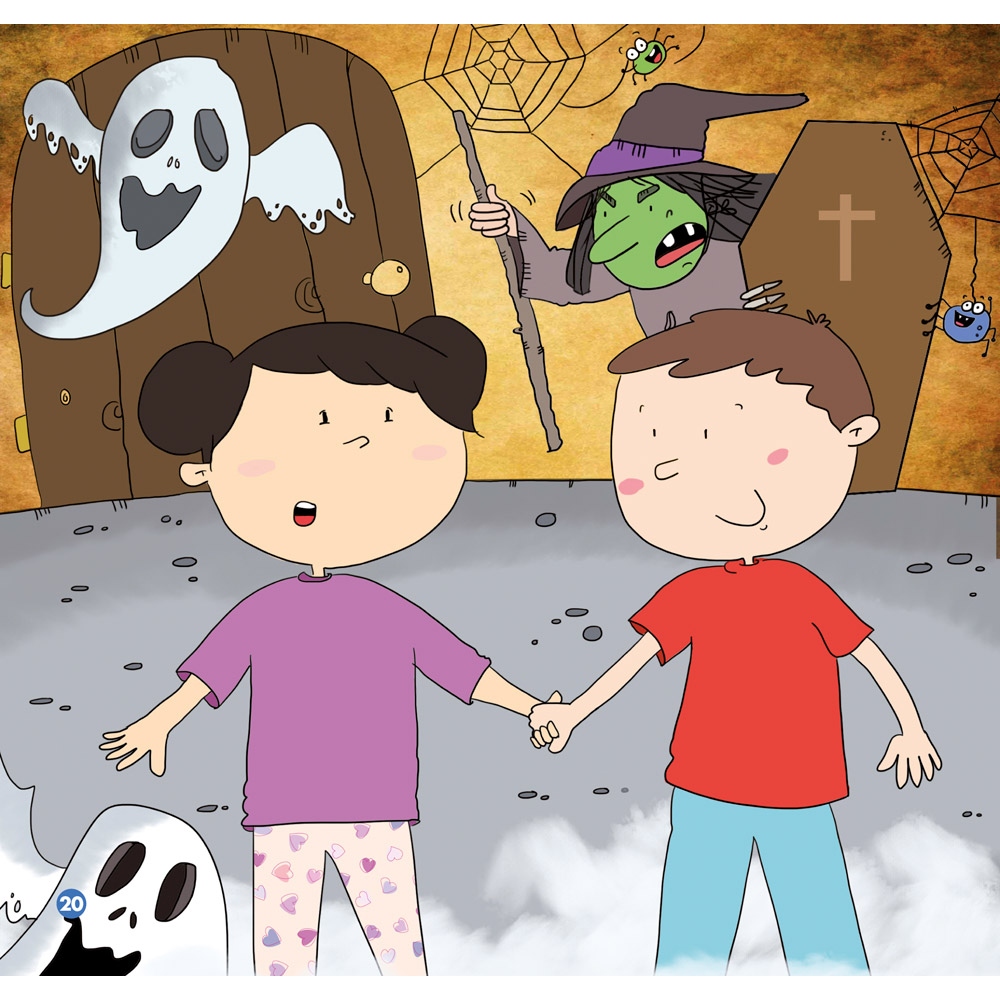 David se divierte con sus amigos · Cuento con pictogramas