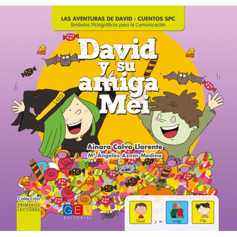 David y su amiga Mei · Cuento con pictogramas