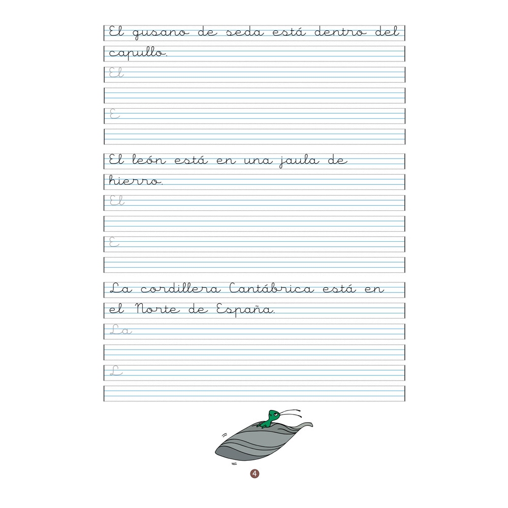 Caligrafía 20 · Pauta Montessori