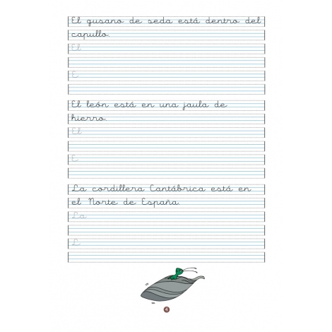 Caligrafía 20 · Pauta Montessori