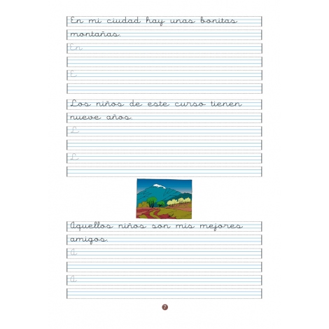 Caligrafía 20 · Pauta Montessori