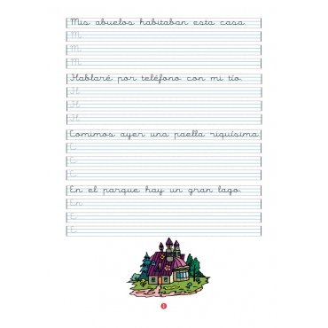 Caligrafía 19 · Pauta Montessori 2