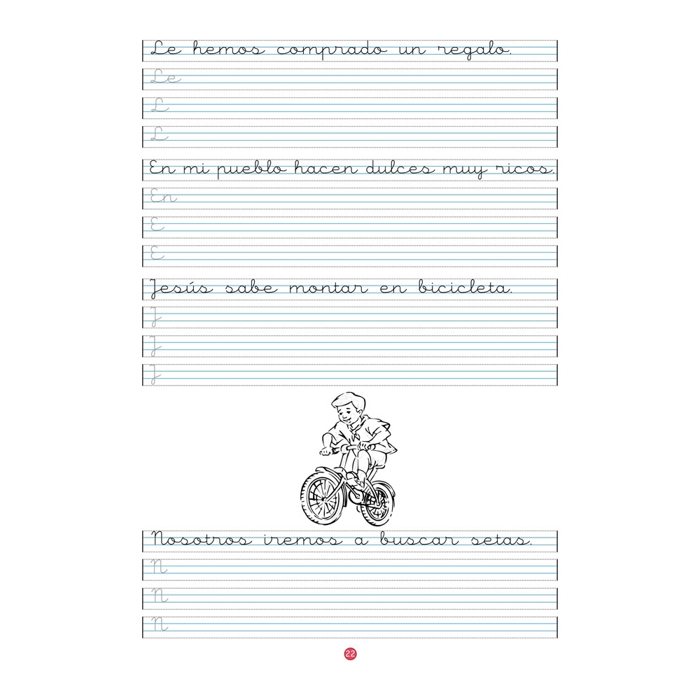 Caligrafía 19 · Pauta Montessori