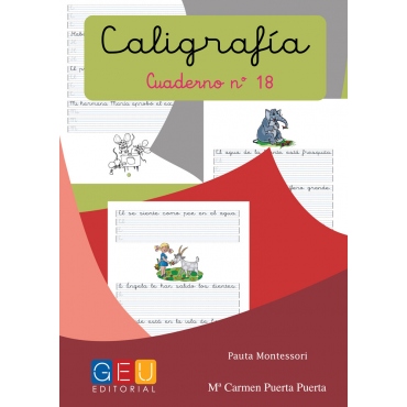 Caligrafía 18 · Pauta Montessori
