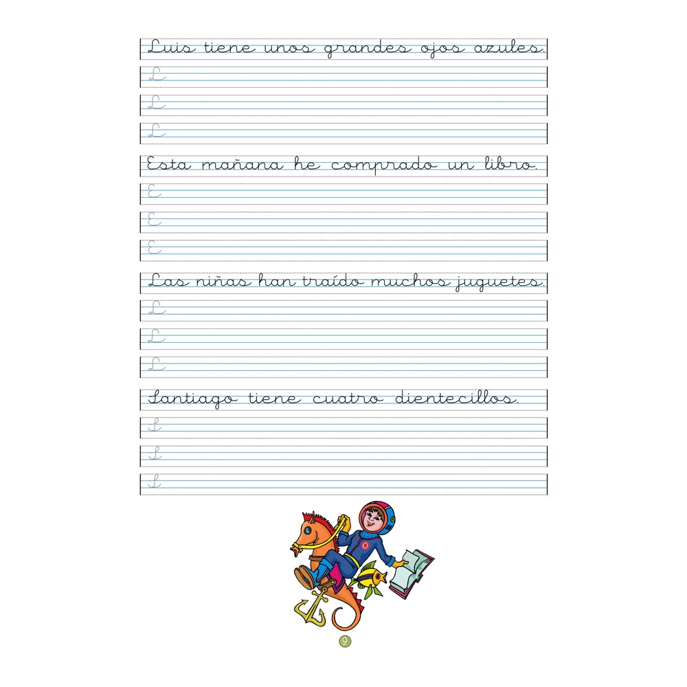 Caligrafía 18 · Pauta Montessori Caligrafía 18 · Pauta Montessori