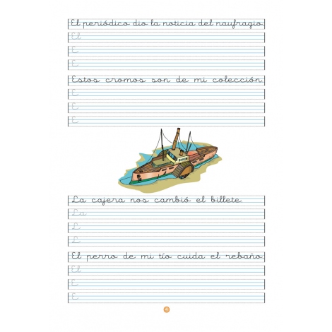 Caligrafía 17 · Pauta Montessori