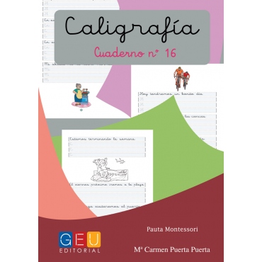Caligrafía 16 · Pauta Montessori