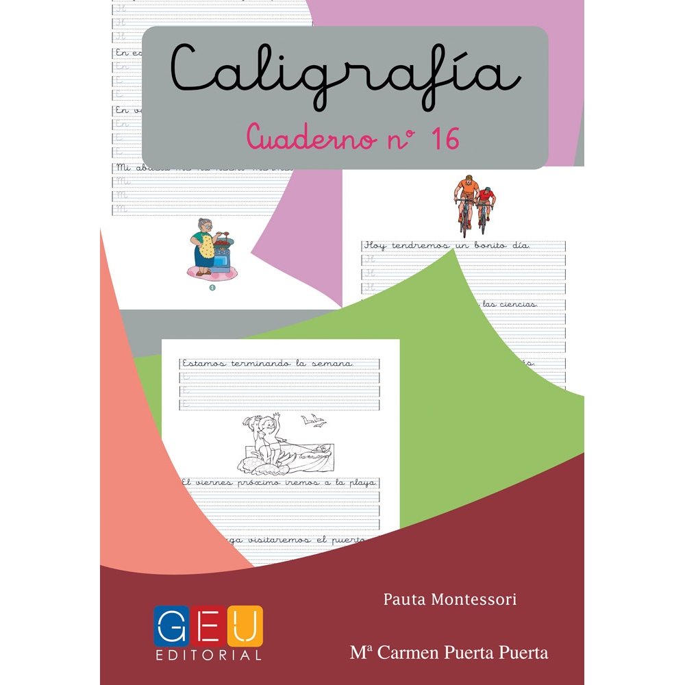 Caligrafía 16 · Pauta Montessori