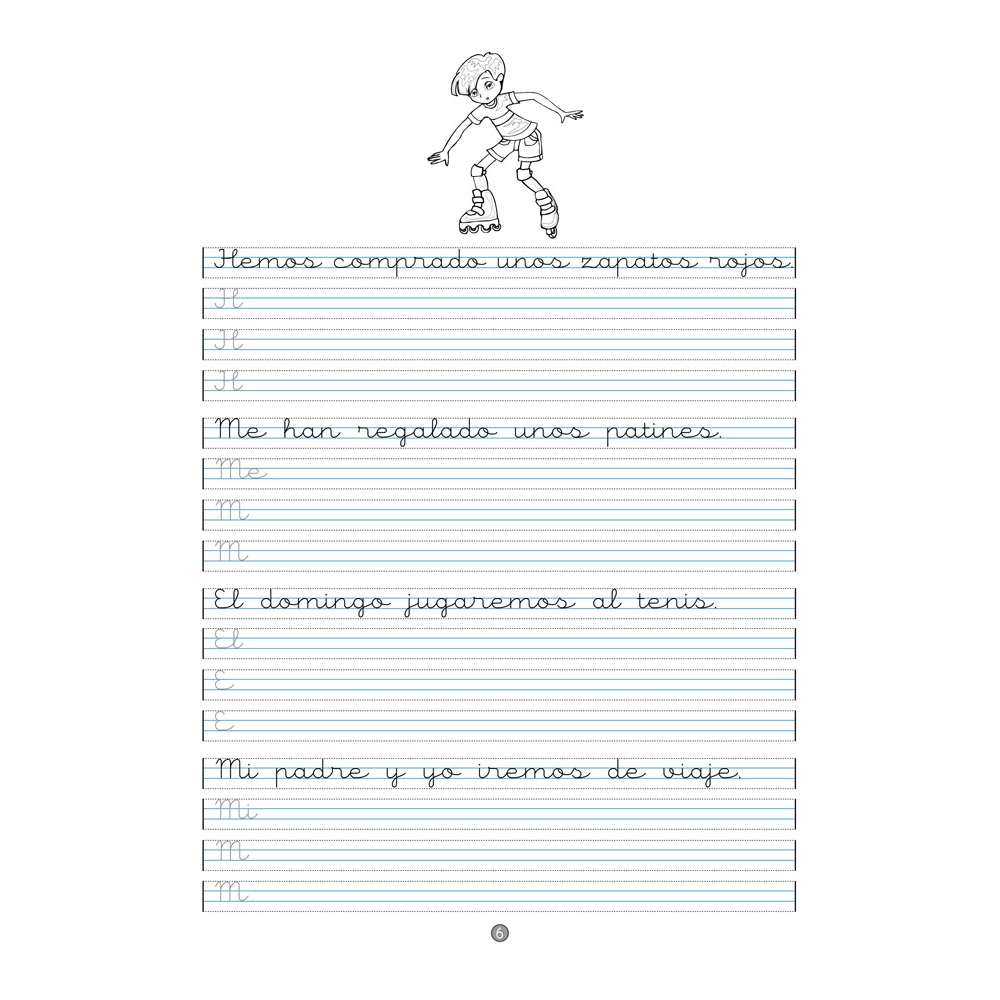 Caligrafía 16 · Pauta Montessori