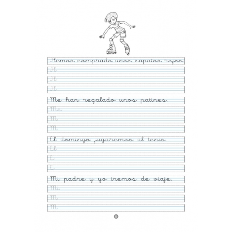 Caligrafía 16 · Pauta Montessori