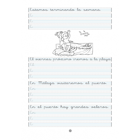 Caligrafía 16 · Pauta Montessori