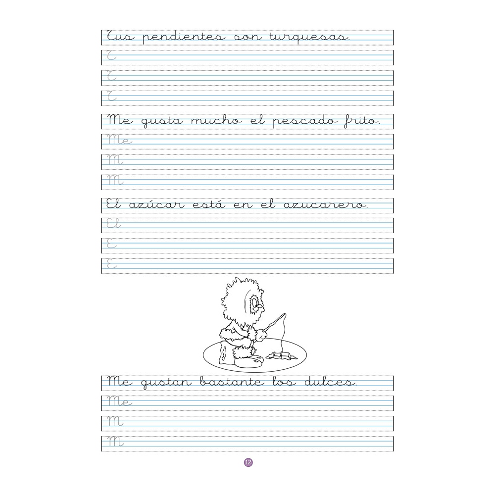 Caligrafía 15 · Pauta Montessori