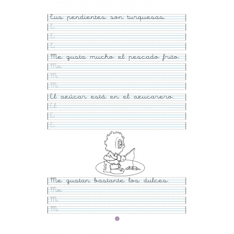 Caligrafía 15 · Pauta Montessori