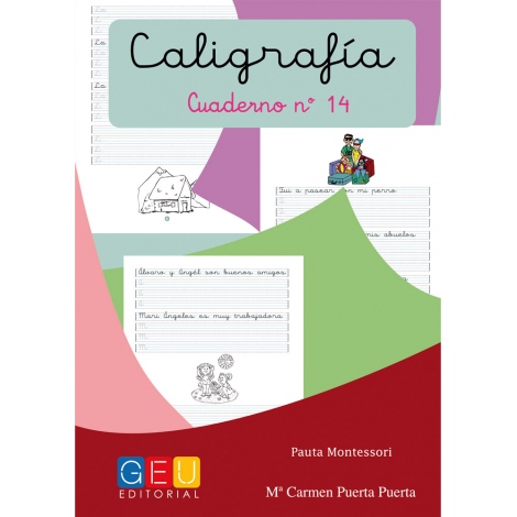 Caligrafía 14 · Pauta Montessori