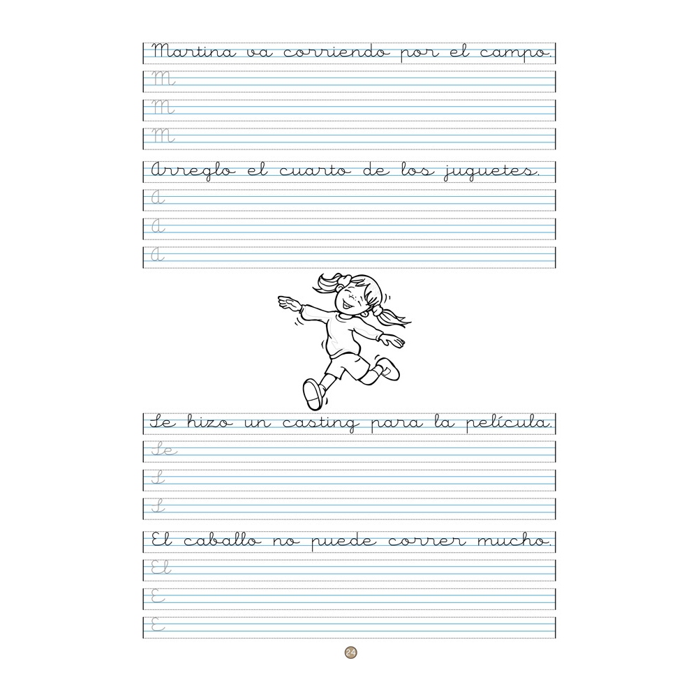 Caligrafía 13 · Pauta Montessori