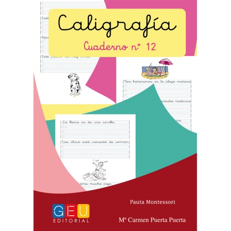 Caligrafía 12 · Pauta Montessori