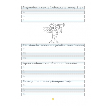 Caligrafía 12 · Pauta Montessori 2