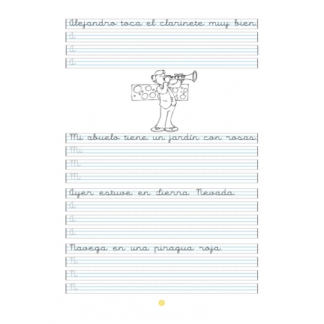 Caligrafía 12 · Pauta Montessori