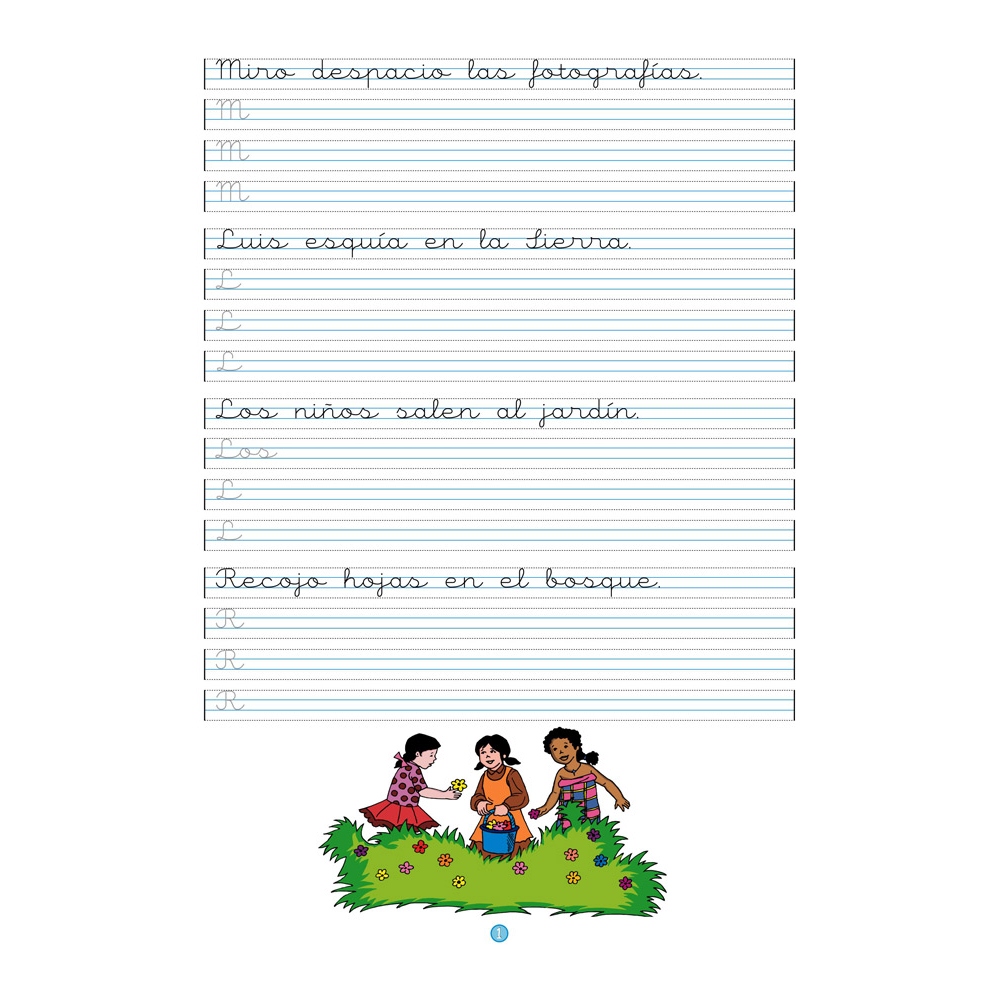 Caligrafía 11 · Pauta Montessori