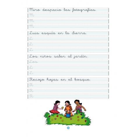 Caligrafía 11 · Pauta Montessori