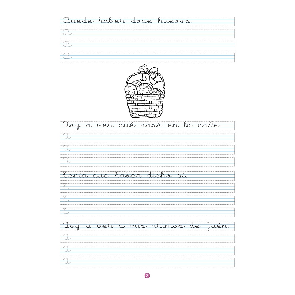 Caligrafía 10 · Pauta Montessori