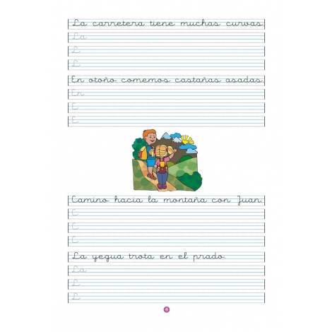 Caligrafía 10 · Pauta Montessori