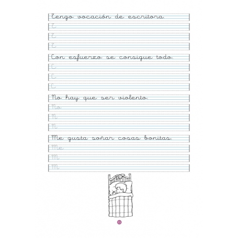 Caligrafía 10 · Pauta Montessori