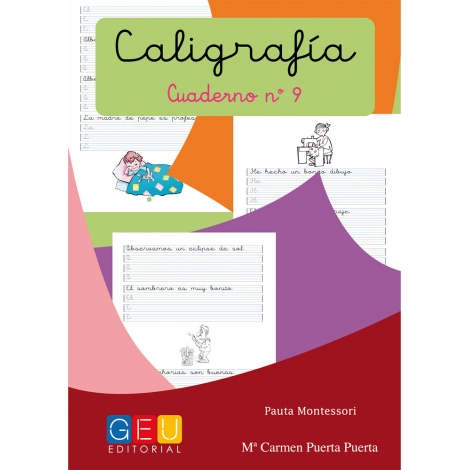 Caligrafía 9 · Pauta Montessori