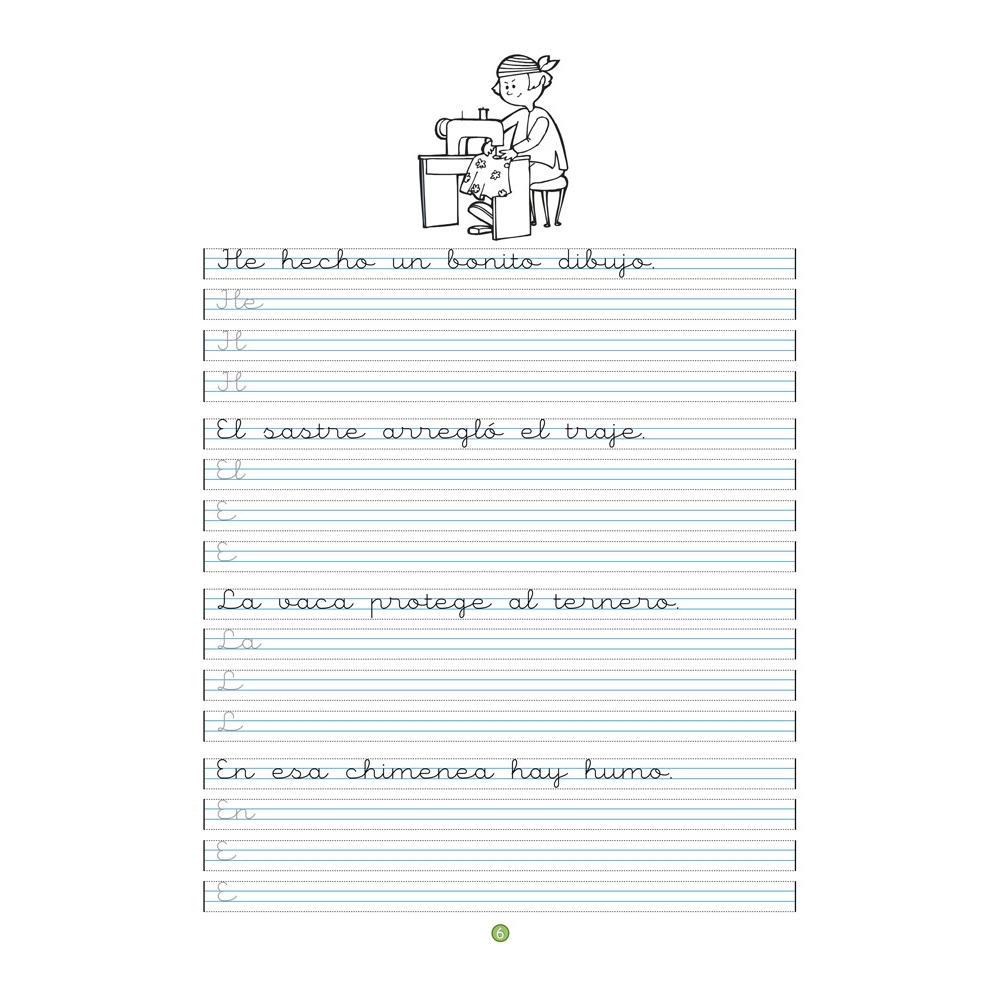 Caligrafía 9 · Pauta Montessori