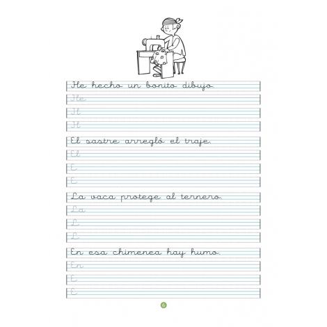 Caligrafía 9 · Pauta Montessori