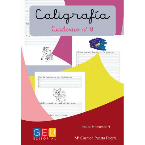 Caligrafía 8 · Pauta Montessori