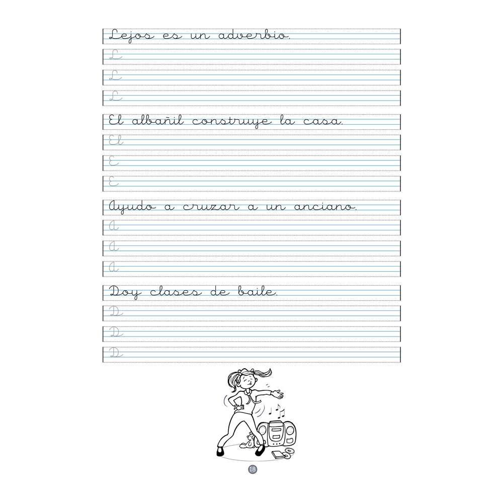 Caligrafía 8 · Pauta Montessori