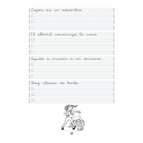 Caligrafía 8 · Pauta Montessori